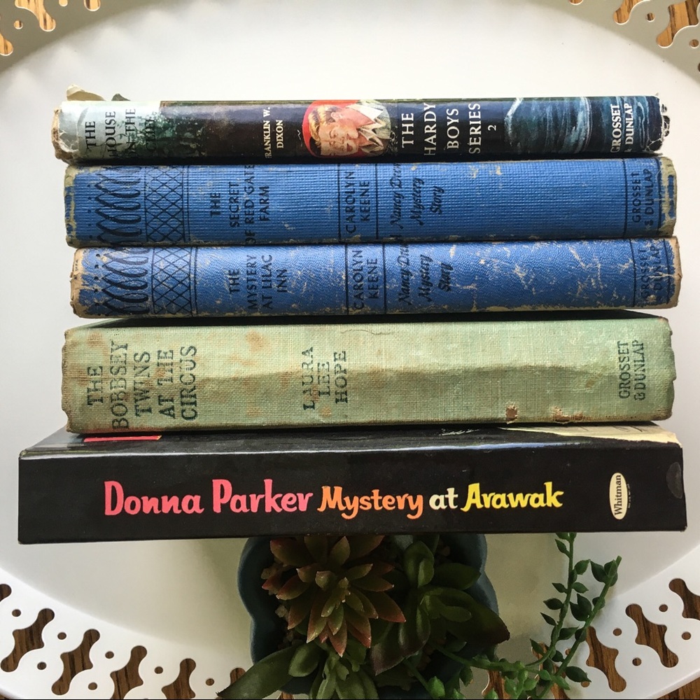 Nancy Drew Hardy Boys Bobbsey Twins Parker Books